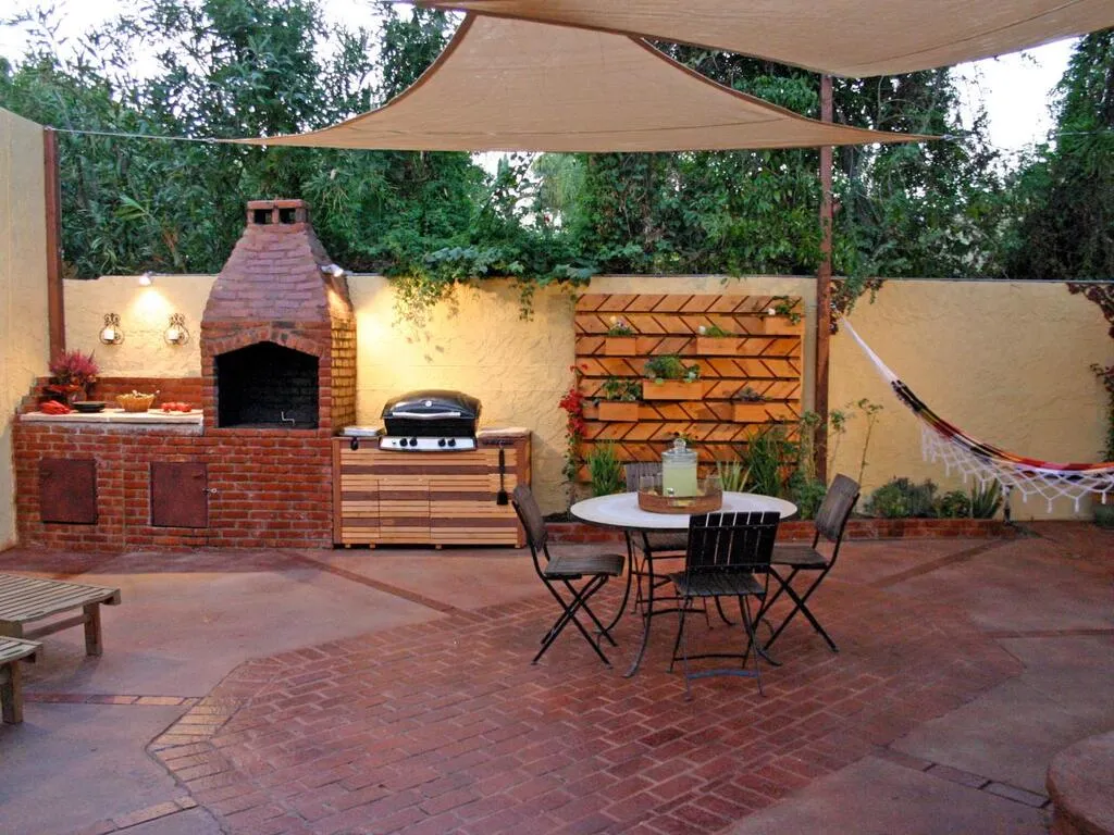 Barbecue and Dining Table Patios