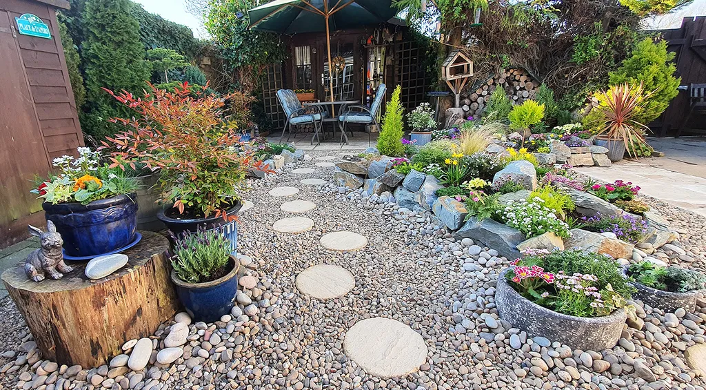 Pebble Paver  patio ideas