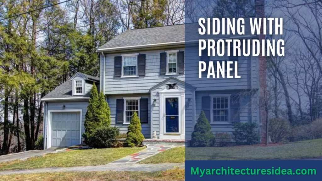 Siding With Protruding Panel