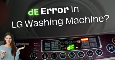 DE Error in LG Washing Machine