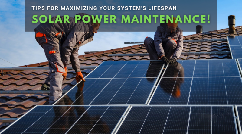 Solar Power Maintenance