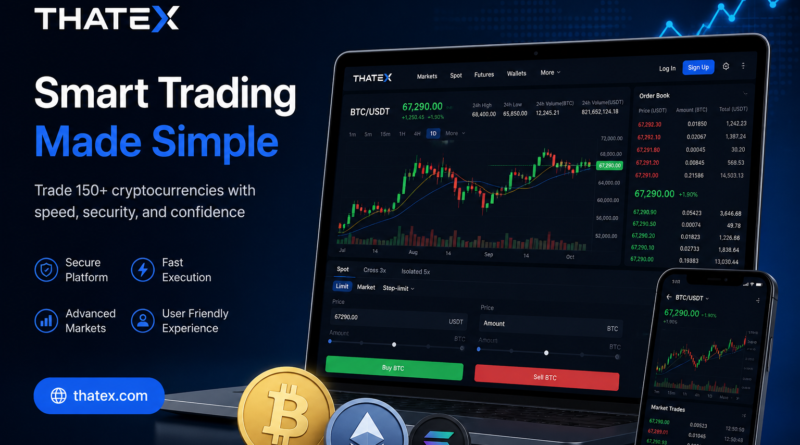 The cryptocurrency market continues to evolve rapidly, and traders today are looking for platforms that combine security, speed, usability, and a wide selection of digital assets. Among the growing number of crypto exchanges available, thatex.com has started attracting attention for its user-friendly experience and broad crypto trading ecosystem. Whether you are a beginner entering the crypto market for the first time or an experienced trader searching for efficient tools, ThatEx offers a streamlined environment designed for modern digital asset trading. A Modern Cryptocurrency Trading Experience Crypto exchanges play a crucial role in helping users buy, sell, and trade digital currencies like Bitcoin and Ethereum. Modern exchanges are expected to provide fast execution, market transparency, and strong security standards. ThatEx positions itself as a platform that focuses on simplicity without sacrificing functionality. The exchange supports trading for more than 150 cryptocurrencies, giving users access to both popular and emerging digital assets. One of the first things users notice about the platform is its clean and intuitive interface. Navigating through the trading dashboard, market charts, and asset listings feels smooth even for users who are relatively new to cryptocurrency trading. Wide Range of Supported Cryptocurrencies A major advantage of using Thatex is the availability of multiple trading pairs and digital assets in one place. The platform includes major cryptocurrencies such as: Bitcoin (BTC) Ethereum (ETH) Binance Coin (BNB) Solana (SOL) XRP Dogecoin (DOGE) The exchange also continuously updates its market listings, allowing traders to explore trending cryptocurrencies and new opportunities. For active traders, having access to multiple coins on one platform makes portfolio diversification easier and more convenient. Security and User Protection Security remains one of the most important factors when choosing a cryptocurrency exchange. Users want confidence that their funds and personal data are protected. According to the platform, ThatEx emphasizes wallet segregation and multiple security solutions to help keep user assets secure. The exchange also highlights its focus on financial stability and infrastructure reliability, which is especially important in today’s fast-moving crypto environment. Smooth Trading Interface Another area where ThatEx performs well is platform usability. Many exchanges overload users with complicated dashboards and difficult navigation. ThatEx instead delivers a cleaner trading experience that feels approachable while still offering the tools traders need. The platform includes: Real-time market tracking Easy order execution Responsive design Fast loading interface Simplified account management These features help improve the overall trading workflow for both casual investors and active market participants. Accessibility for New and Experienced Traders One reason platforms like ThatEx continue gaining popularity is accessibility. The crypto industry can feel overwhelming for newcomers, but exchanges with straightforward registration and intuitive interfaces help lower the barrier to entry. At the same time, experienced traders benefit from having quick access to live market data and multiple trading opportunities within a single ecosystem. As cryptocurrency adoption continues to grow globally, platforms that successfully combine ease of use with strong infrastructure are likely to remain competitive in the industry. Final Thoughts The cryptocurrency exchange market is highly competitive, but Thatex stands out by offering a balanced combination of usability, security-focused infrastructure, and access to a broad range of cryptocurrencies. For users looking for a modern trading platform with a clean interface and diverse market options, ThatEx is becoming an exchange worth exploring. As digital assets continue expanding into mainstream finance, platforms that prioritize both functionality and user experience will likely continue attracting traders worldwide.
